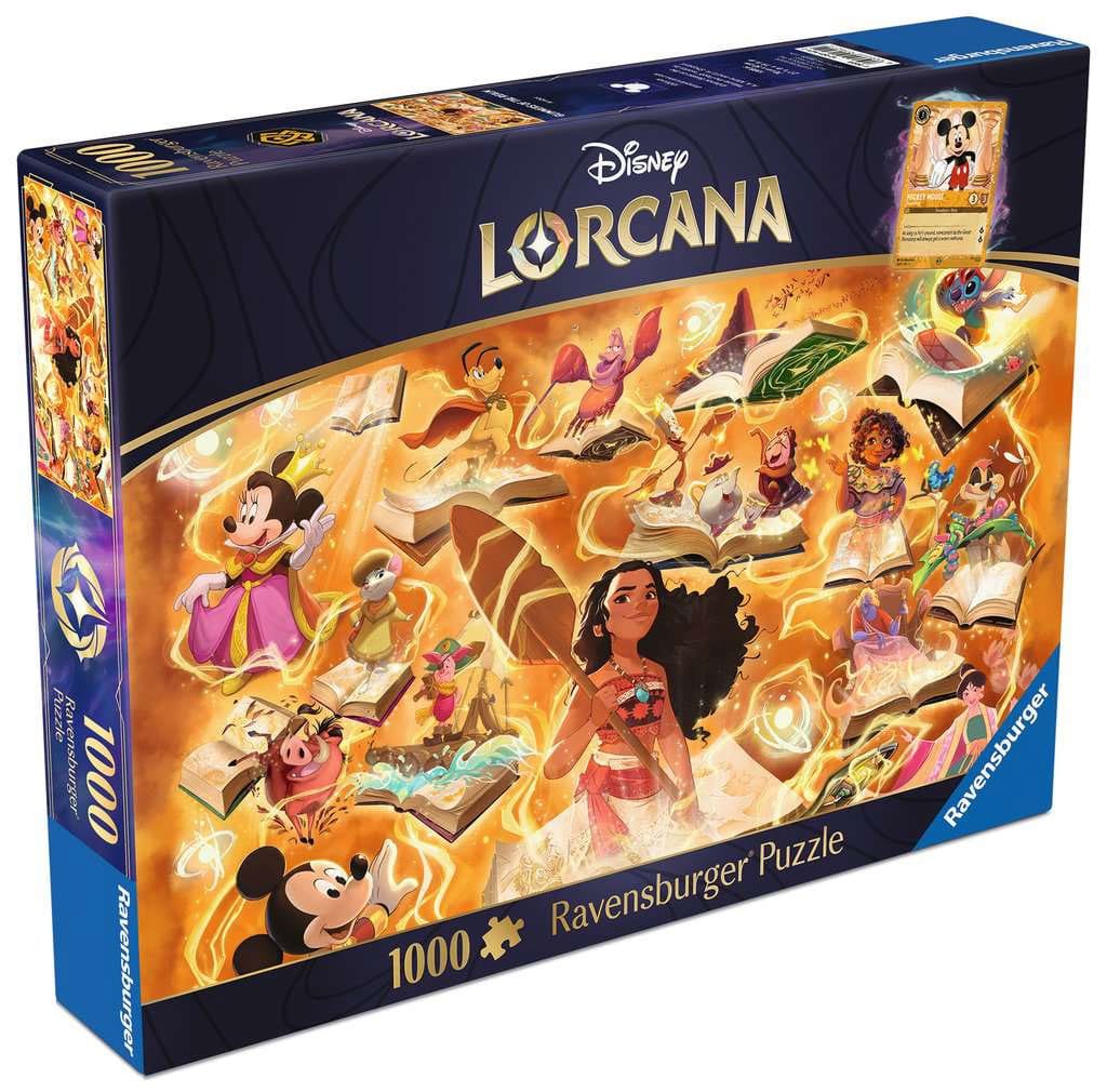 Disney Lorcana puzzle Glimmers of the Realm: Amber (1000 pièces)