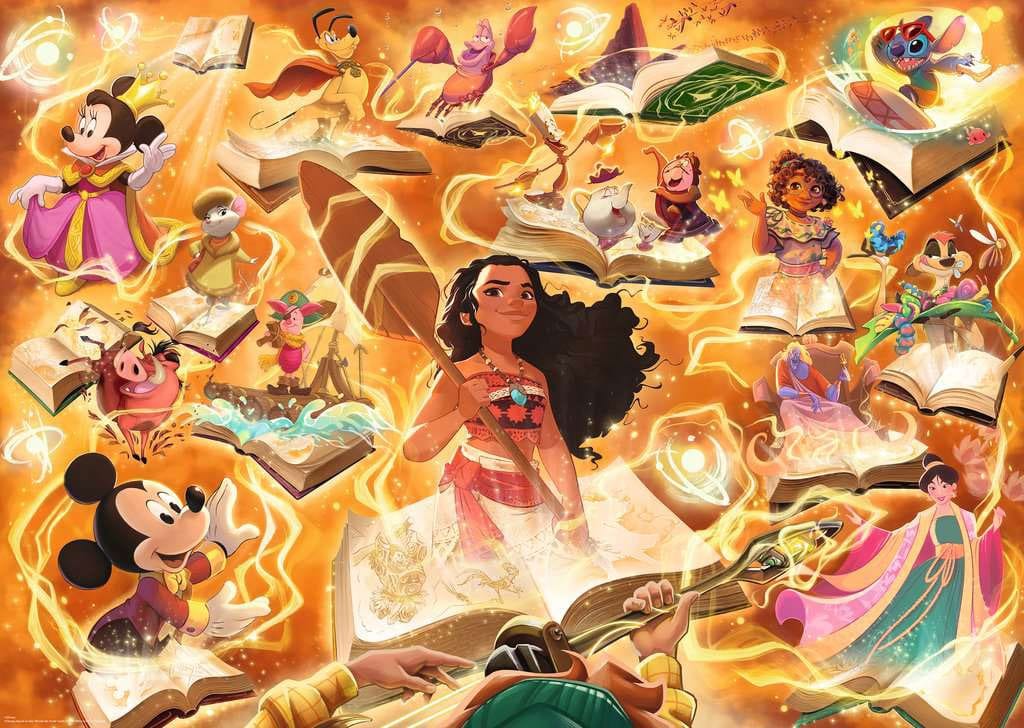 Disney Lorcana puzzle Glimmers of the Realm: Amber (1000 pièces)