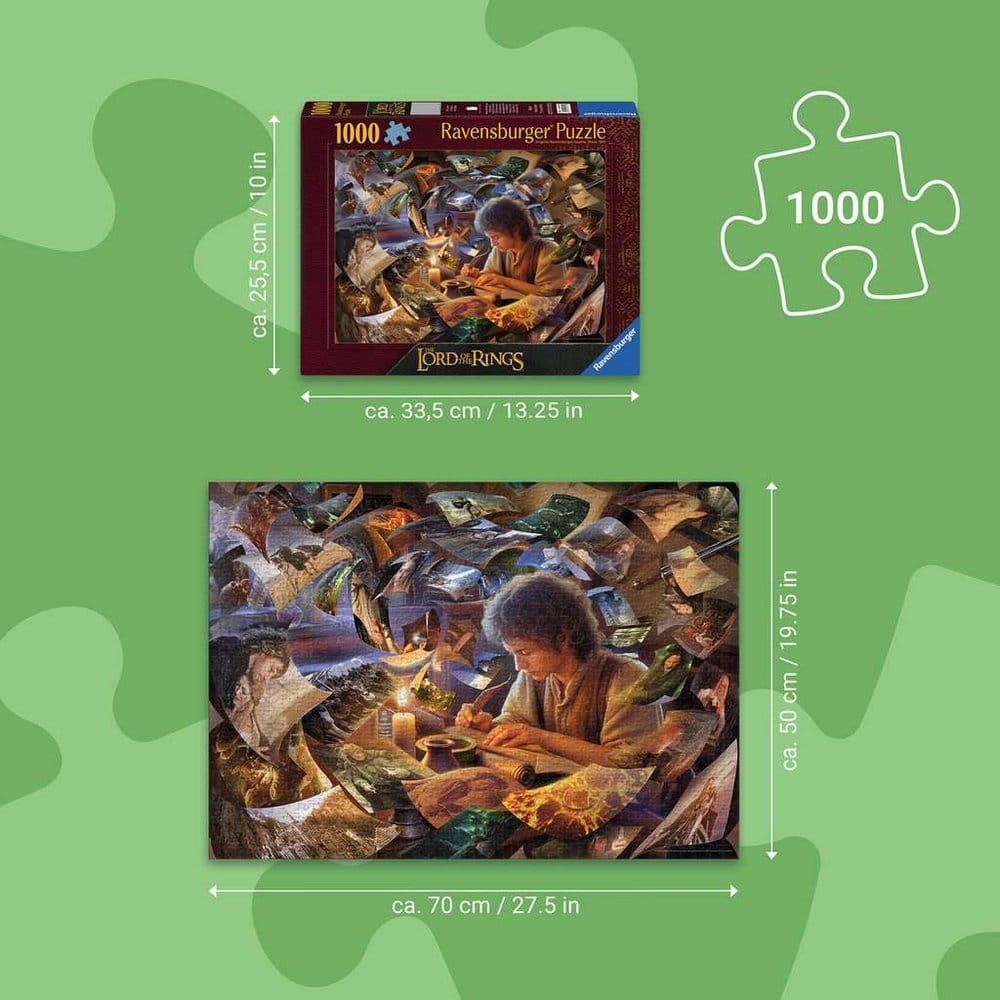 Le Seigneur des Anneaux puzzle Le Voyage de Frodon (1000 pièces)