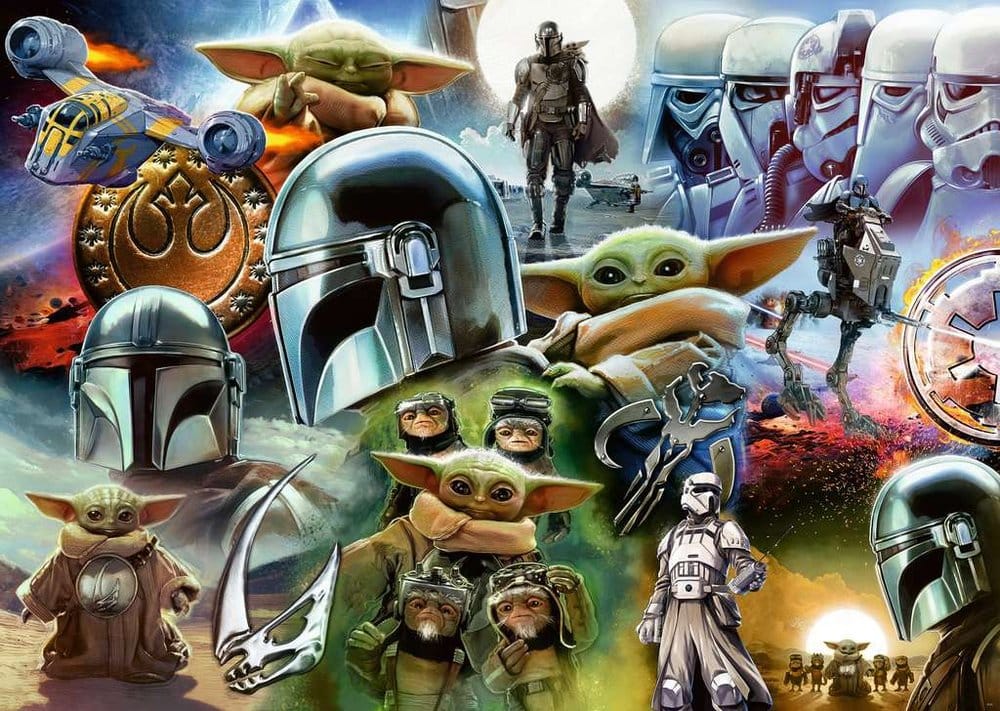 The Mandalorian et Grogu puzzle (1000 pièces)