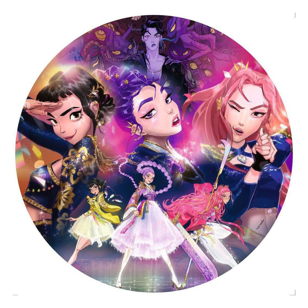 KPop Demon Hunters puzzle rond For the fans! (500 Pièces)