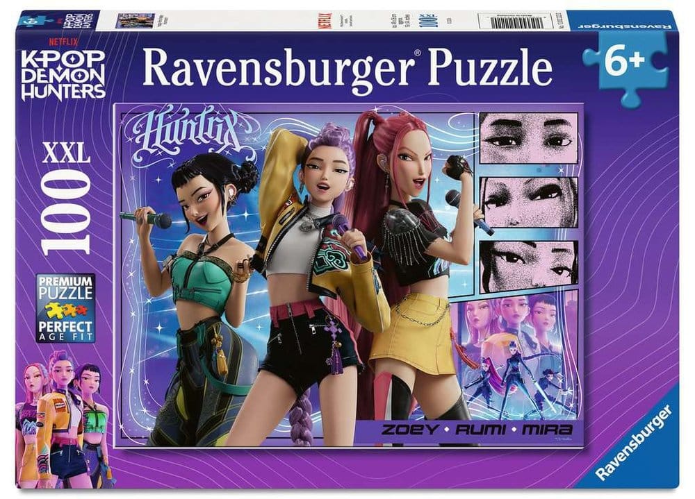 KPop Demon Hunters puzzle pour enfants Happy fans, happy Honmoon! (100 Pièces XXL)