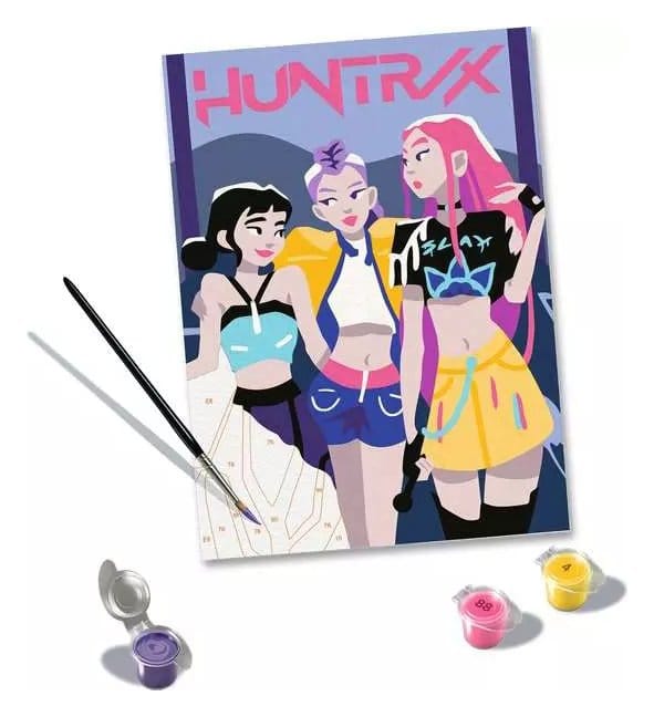 KPop Demon Hunters CreArt set de peinture par numéros Huntrix