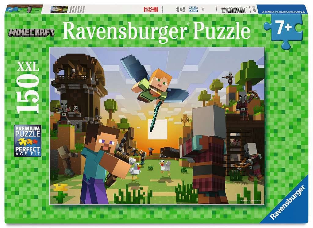 Minecraft puzzle pour enfants XXL Building an Adventure (150 pièces)