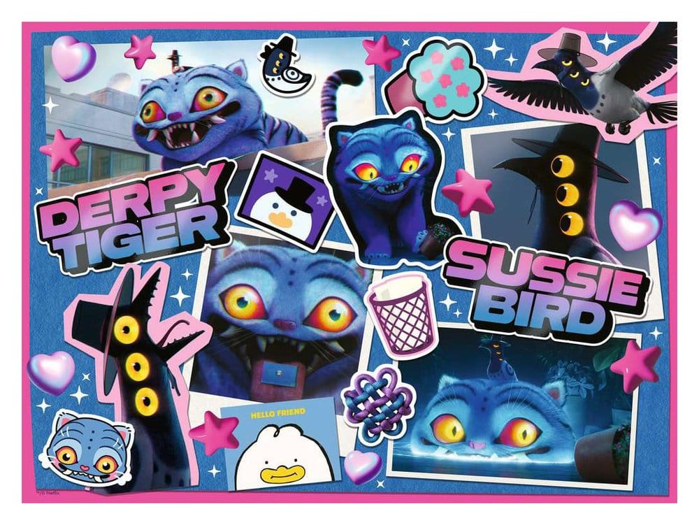 KPop Demon Hunters puzzle pour enfants Derpy & Sussie (300 Pièces XXL)
