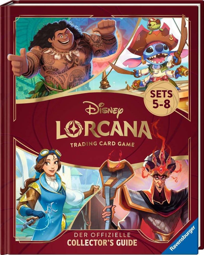 Disney Lorcana TCG livre Le Guide Officiel du Collectionneur : Sets 5-8 *ALLEMAND*