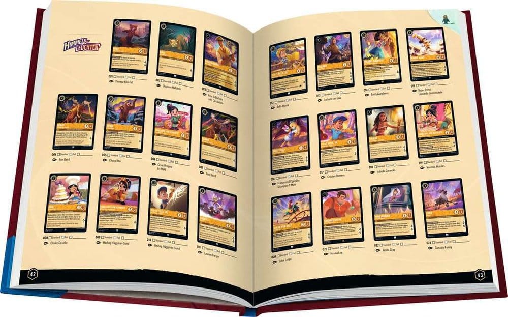 Disney Lorcana TCG livre Le Guide Officiel du Collectionneur : Sets 5-8 *ALLEMAND*