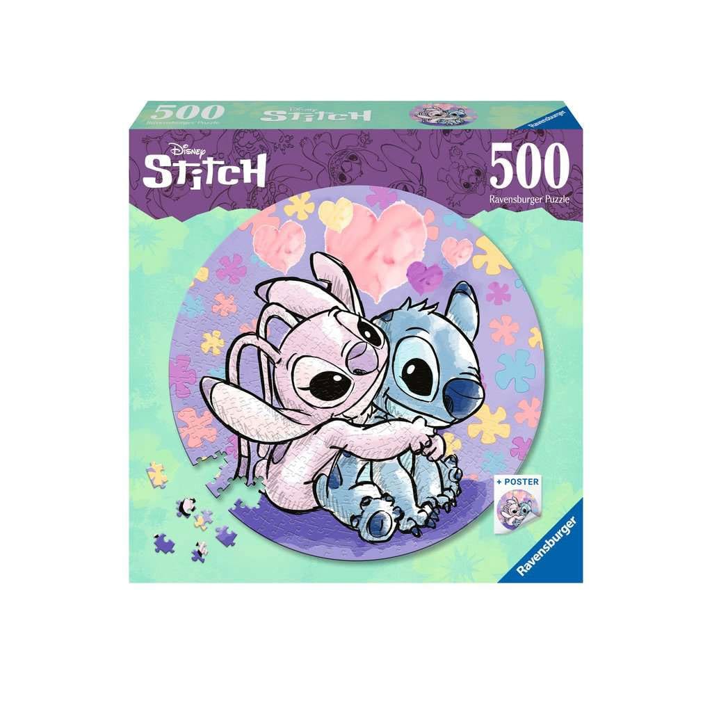 Lilo & Stitch puzzle rond Stitch (500 pièces)
