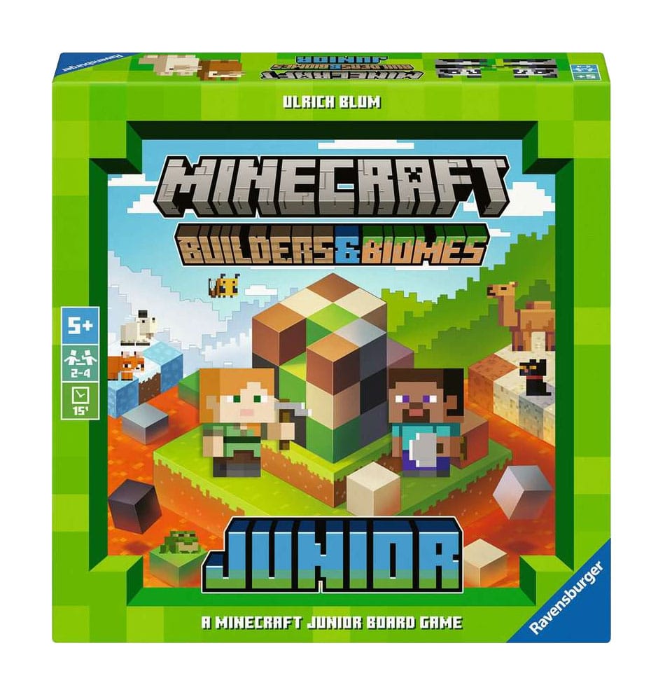 Minecraft jeu de plateau Builders & Biomes Junior