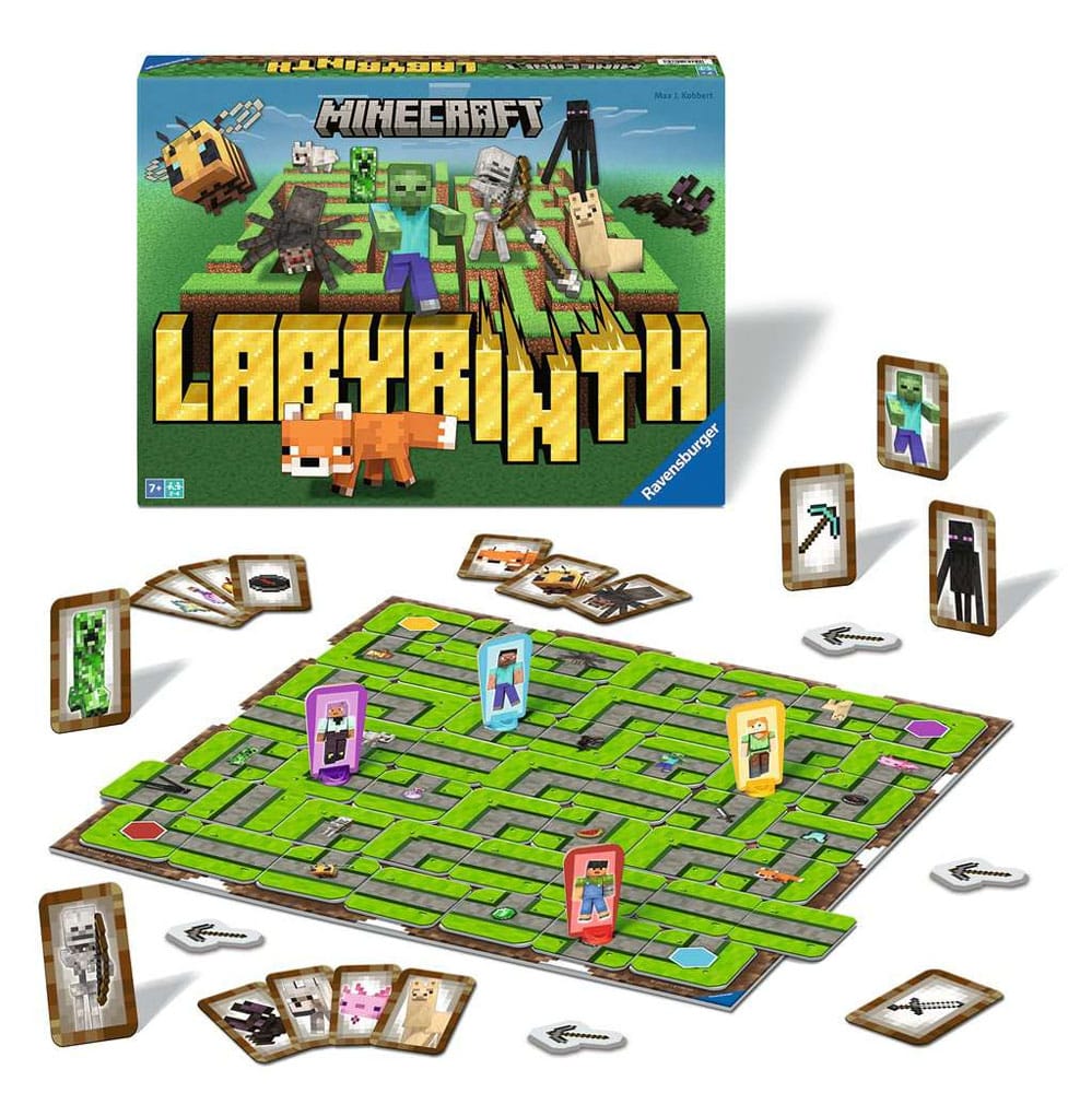 Minecraft jeu de plateau Labyrinth