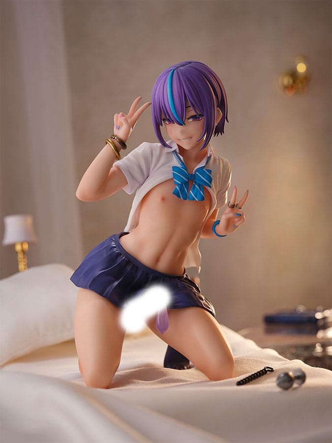 Original Character statuette Okane ga Daisuki Series 1/6 Toa-kun Illustration by meme50 19 cm