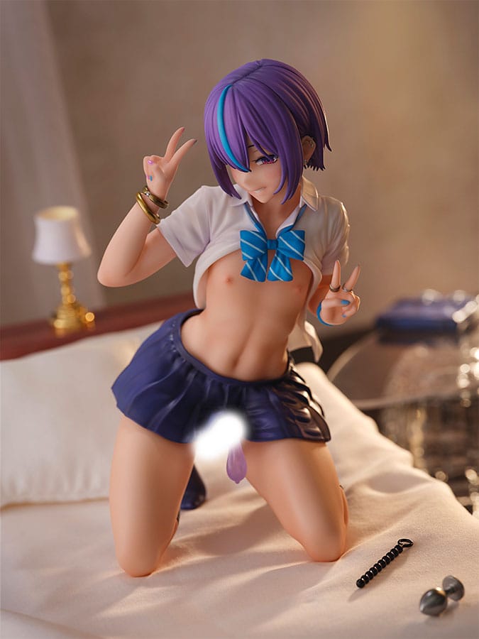 Original Character statuette Okane ga Daisuki Series 1/6 Toa-kun Illustration by meme50 19 cm
