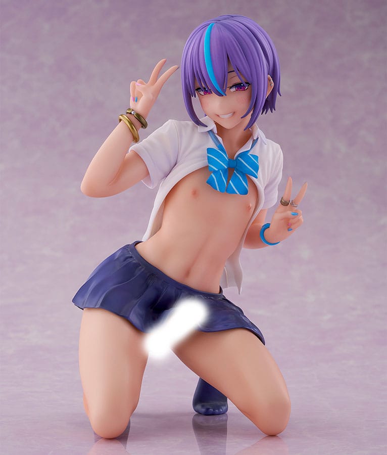 Original Character statuette Okane ga Daisuki Series 1/6 Toa-kun Illustration by meme50 19 cm