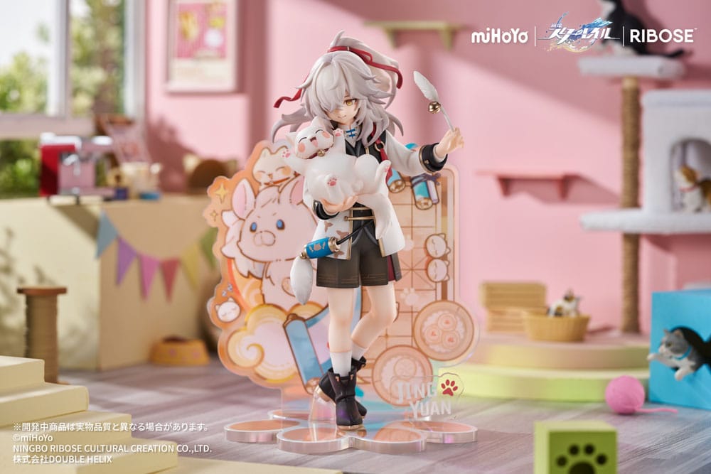 Honkai: Star Rail statuette PVC Rise Up Little Cat Series Jing Yuan 20 cm