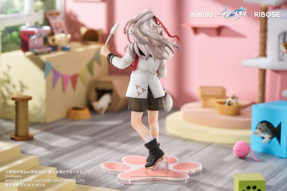 Honkai: Star Rail statuette PVC Rise Up Little Cat Series Jing Yuan 20 cm