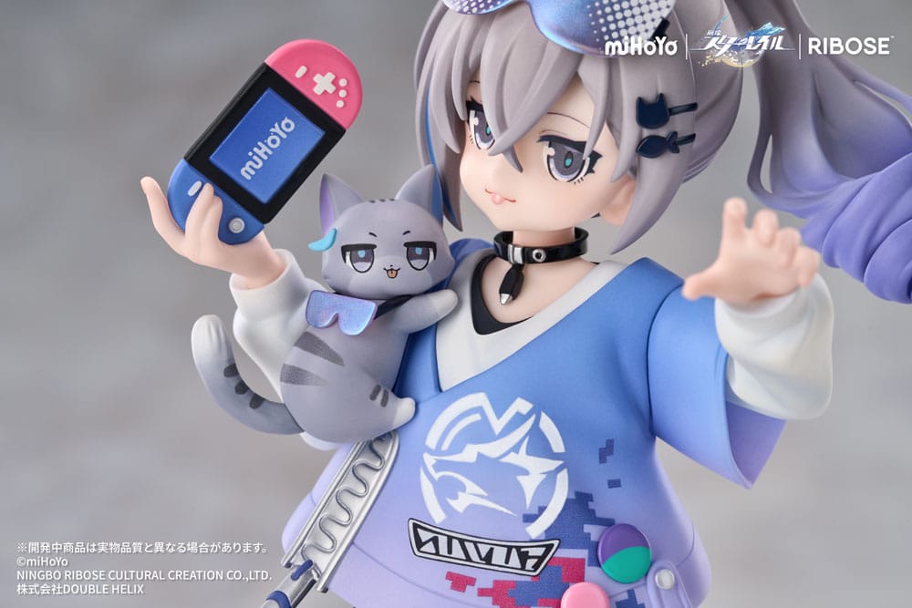 Honkai: Star Rail statuette PVC Rise Up Little Cat Series Silver Wolf Ver. 19 cm