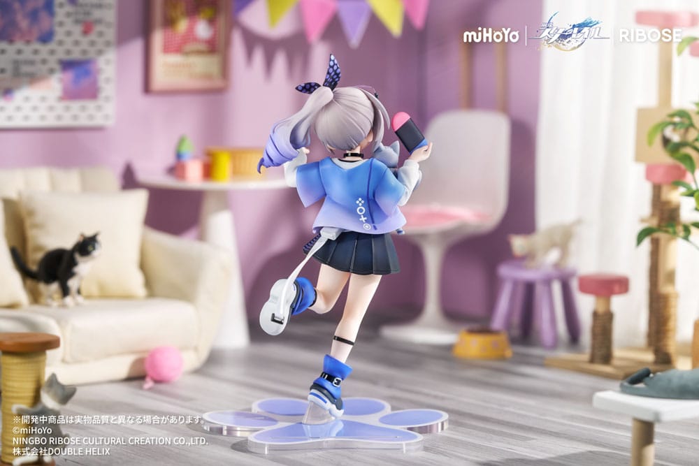 Honkai: Star Rail statuette PVC Rise Up Little Cat Series Silver Wolf Ver. 19 cm