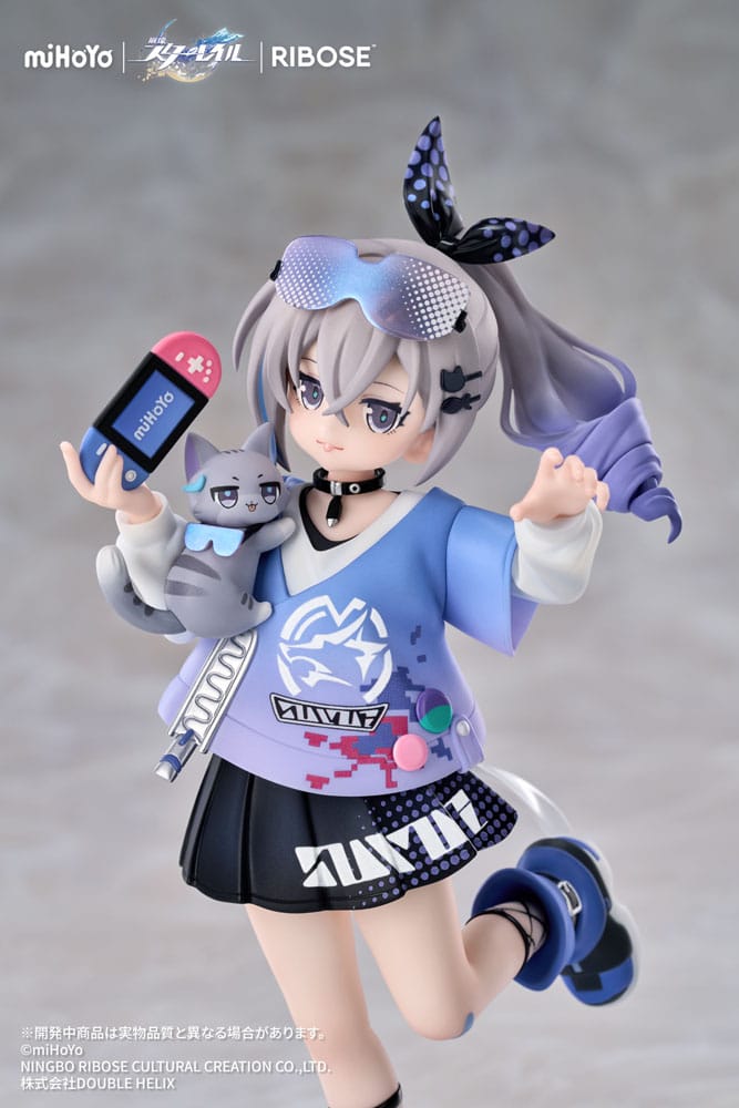 Honkai: Star Rail statuette PVC Rise Up Little Cat Series Silver Wolf Ver. 19 cm