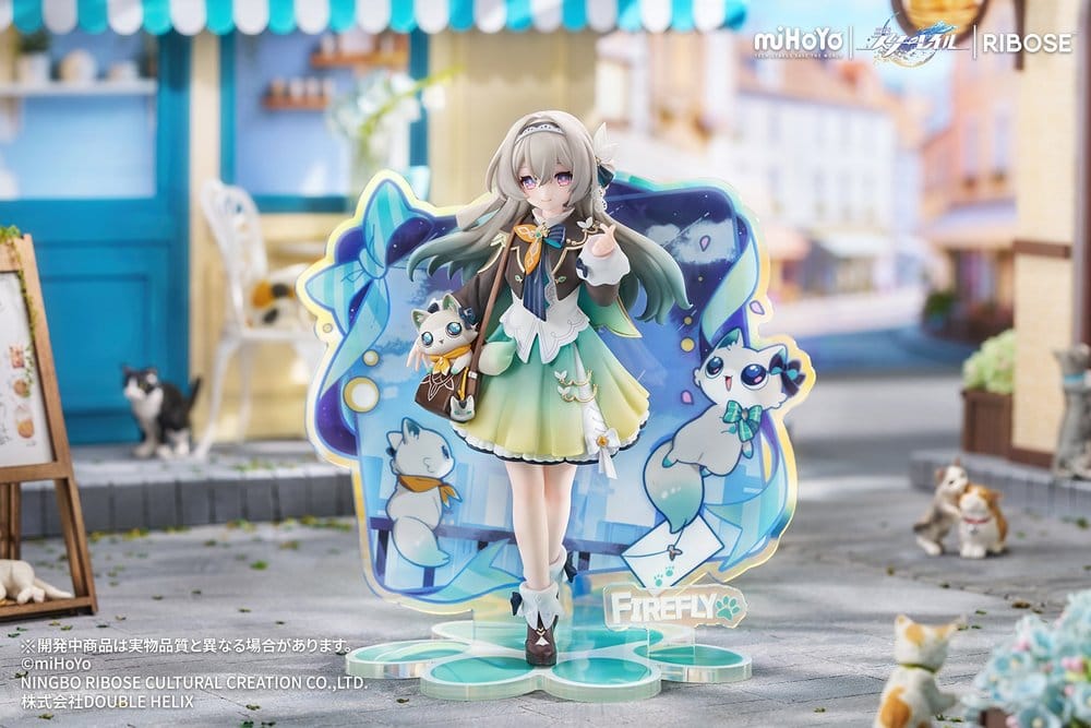 Honkai: Star Rail Rise Up+ Chibi Cat Series figurine mini Firefly Ver. 18 cm
