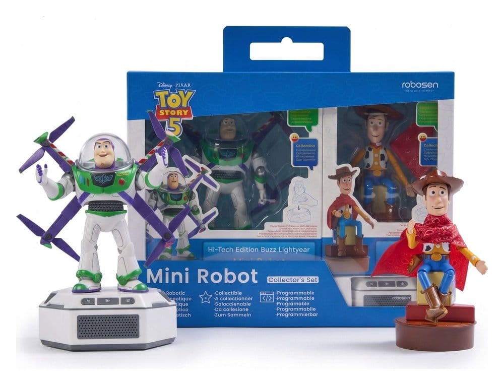Disney robot interactif Toy Story 5 Set - Buzz Lightyear & Woody (Hi-Tech Edition) *ANGLAIS*