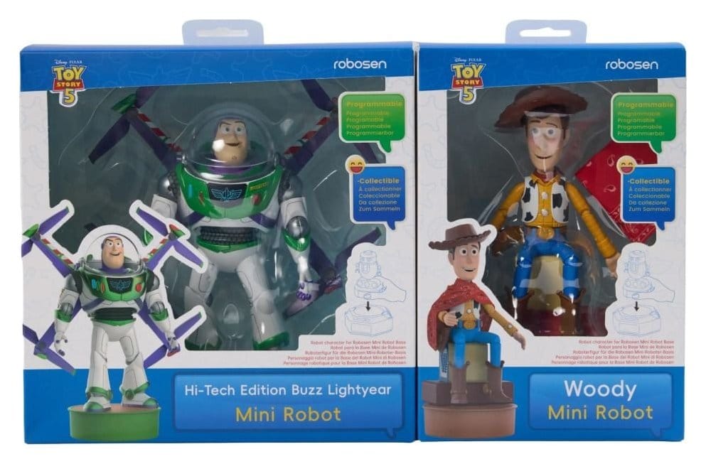 Disney robot interactif Toy Story 5 Set - Buzz Lightyear & Woody (Hi-Tech Edition) *ITALIEN*