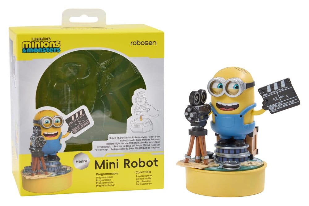 Minions & Monsters mini robot interactif Henry 9 cm *ANGLAIS*