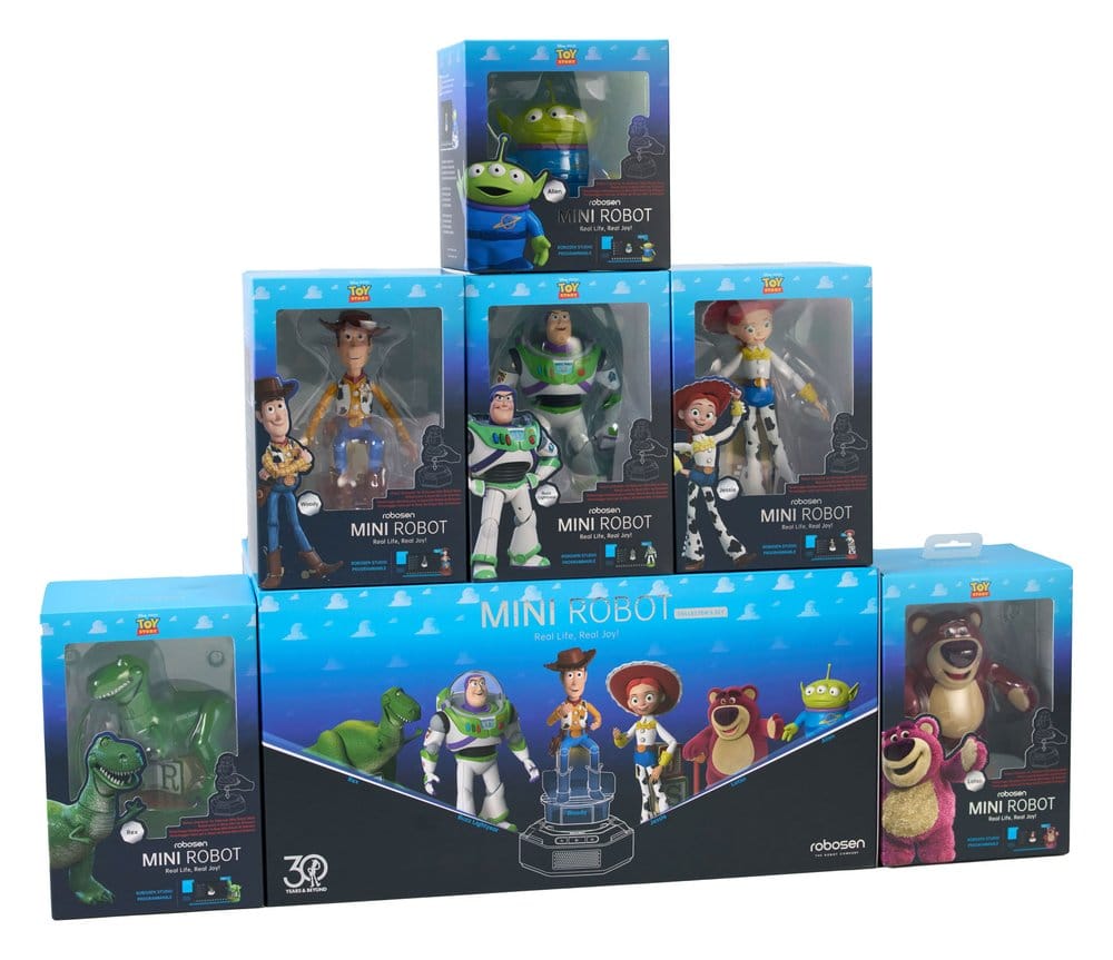 Disney Pixar Toy Story robot interactif 30th Anniversary Collector’s Set *FRANÇAIS* 19 cm