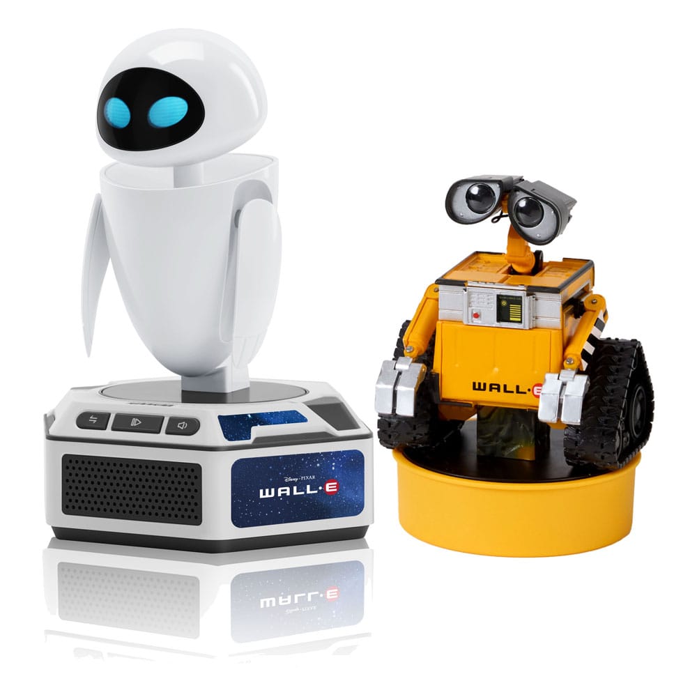 Wall-E Interactif Mini Robots pack de 2 figurines Wall-E & Eve *Version anglaise*