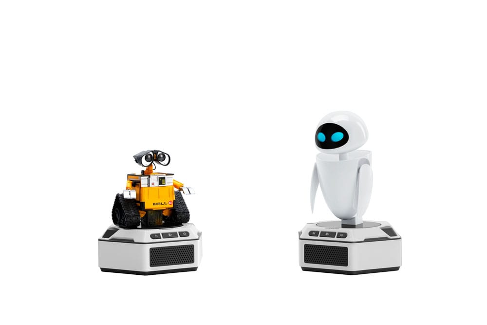 Wall-E Interactif Mini Robots pack de 2 figurines Wall-E & Eve *Version anglaise*