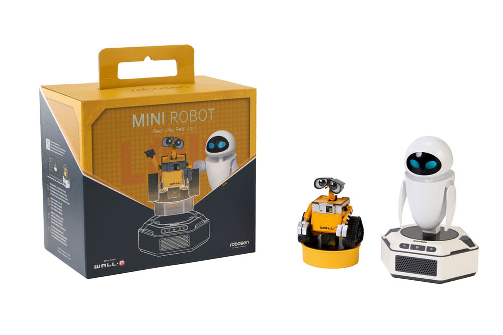 Wall-E Interactif Mini Robots pack de 2 figurines Wall-E & Eve *Version anglaise*