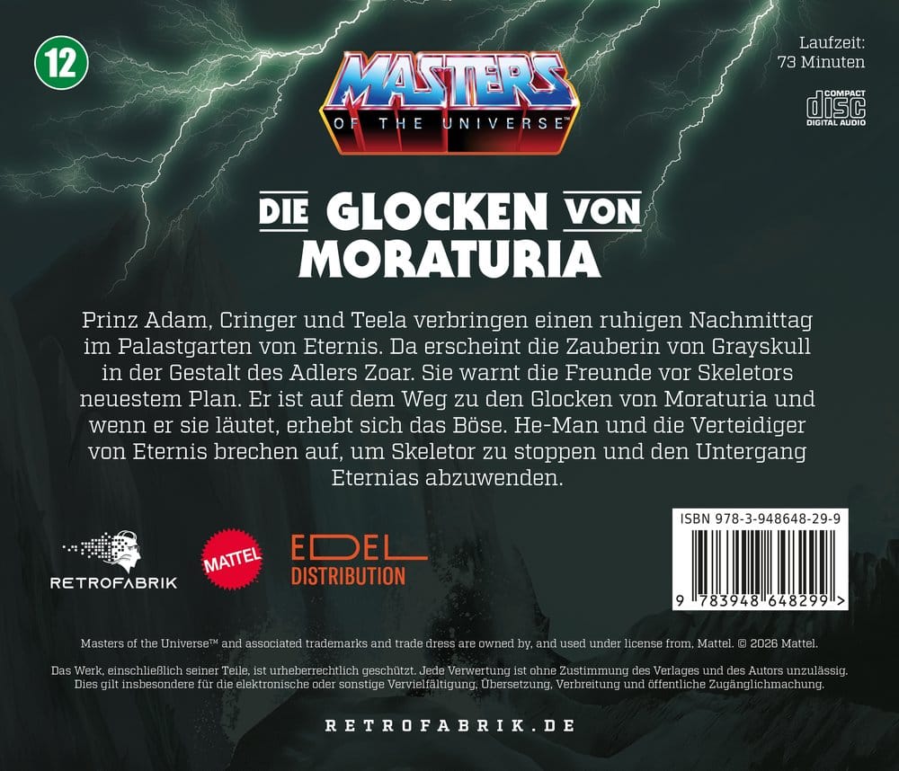 Masters of the Universe Radio Play CD Episode 12: Die Glocken von Moraturia *Allemand*