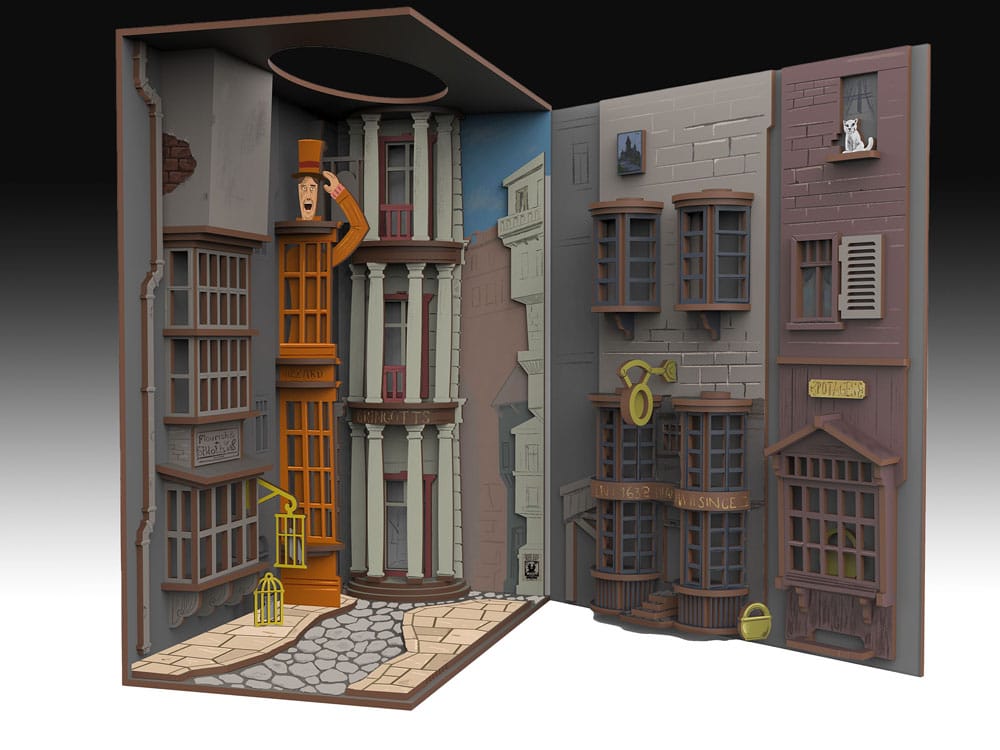 Harry Potter maquette Book Nook Tiny Adventures Chemin de Traverse 23 cm