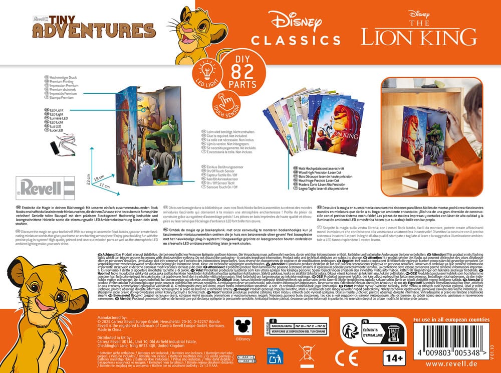 Disney maquette Book Nook Tiny Adventures Le Roi lion 23 cm