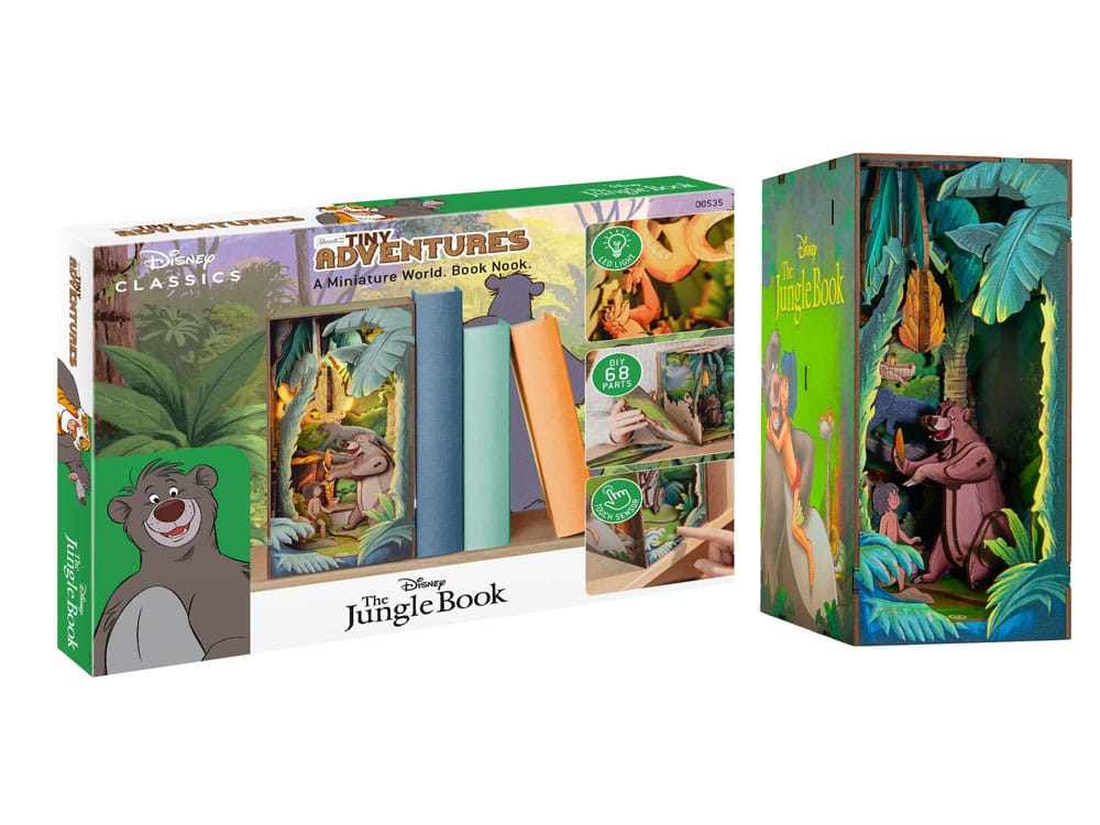 Disney maquette Book Nook Tiny Adventures Le Livre de la jungle 23 cm