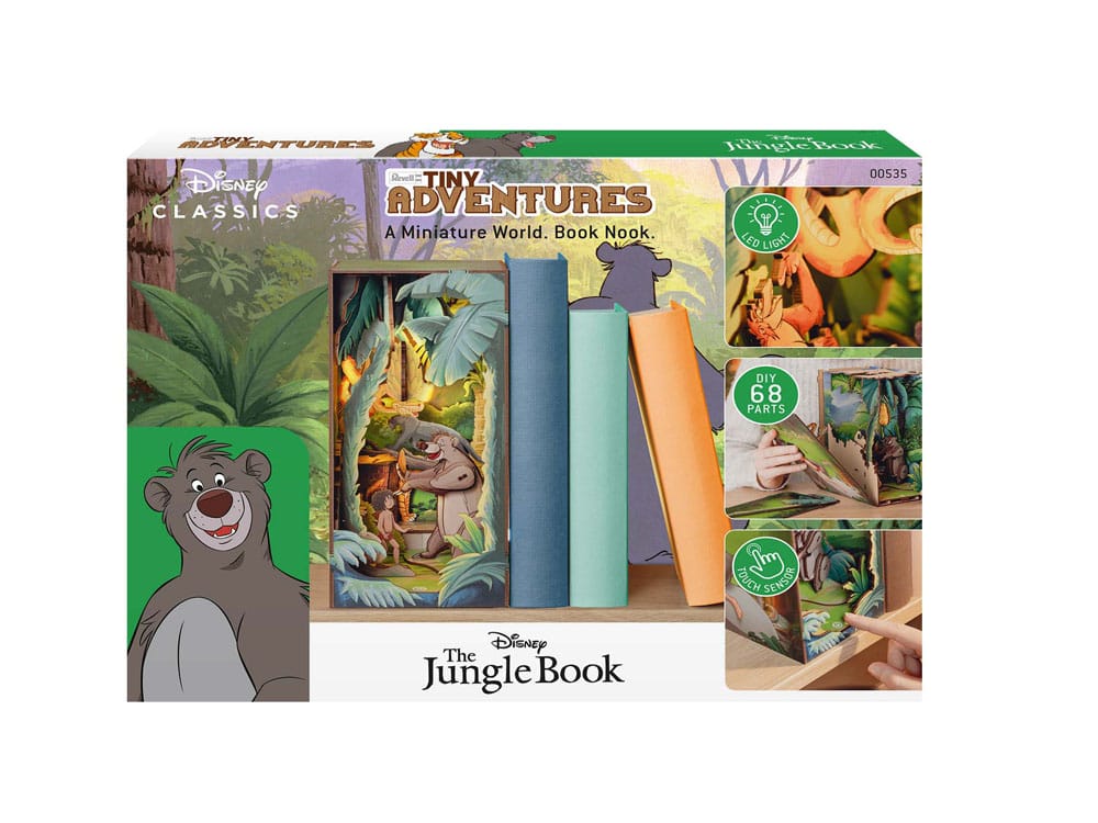 Disney maquette Book Nook Tiny Adventures Le Livre de la jungle 23 cm