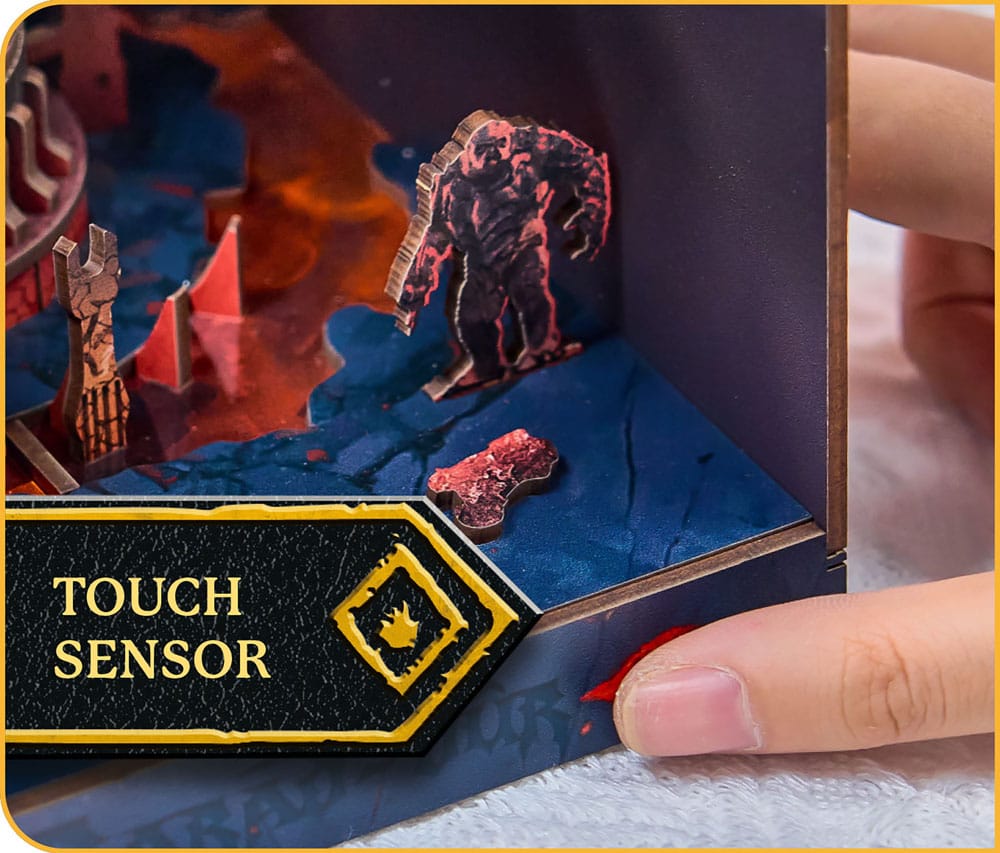 Le Seigneur des anneaux maquette Book Nook Tiny Adventures Barad-Dûr 23 cm
