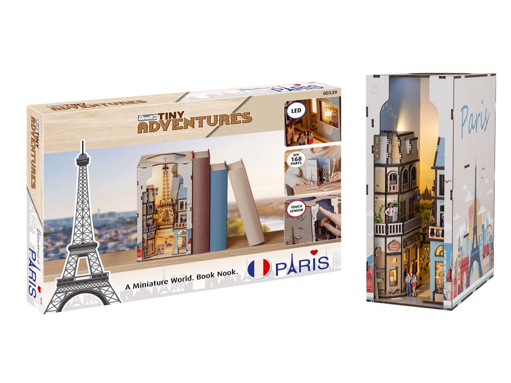 Paris maquette Book Nook Tiny Adventures 23 cm