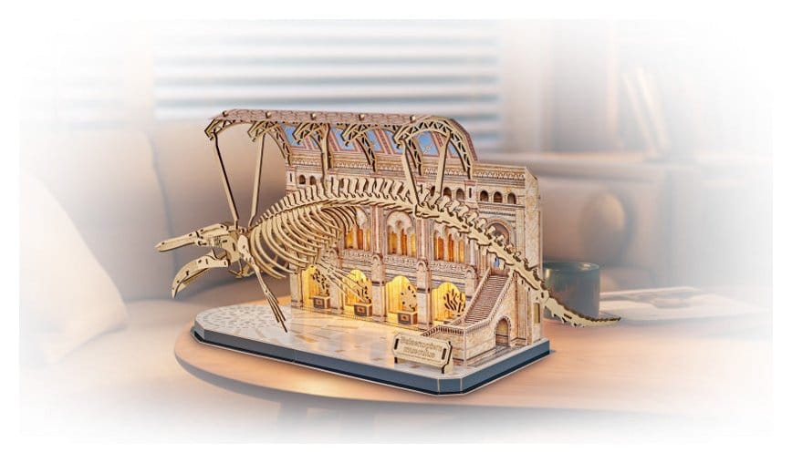 Revell Tiny Adventures Natural Museum puzzle 3d en bois Blue Whale 61 cm
