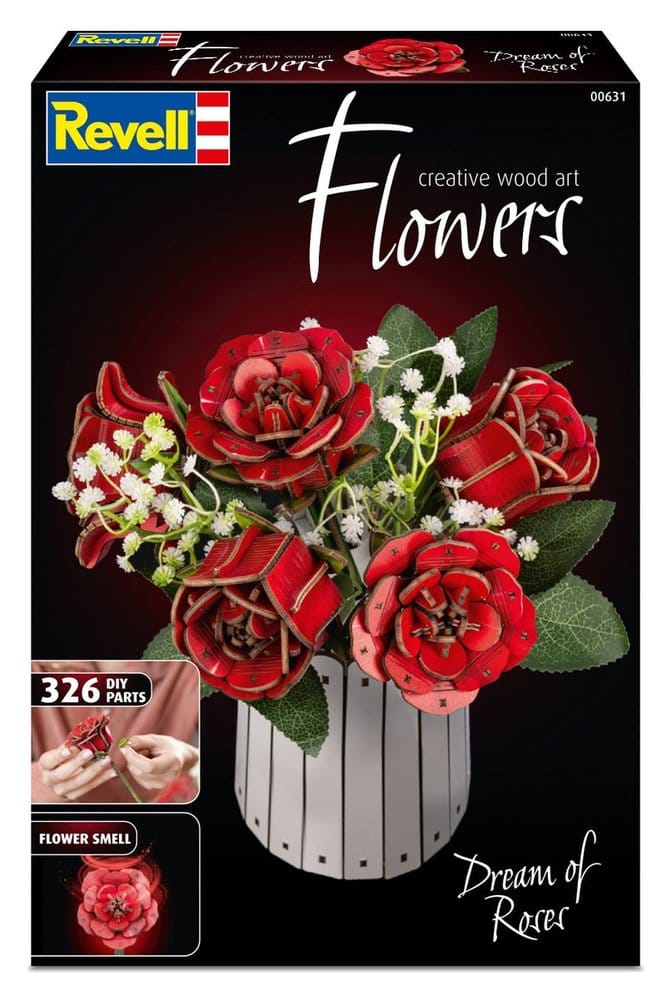 Revell Flowers fleurs en bois Dream of Roses 22 cm