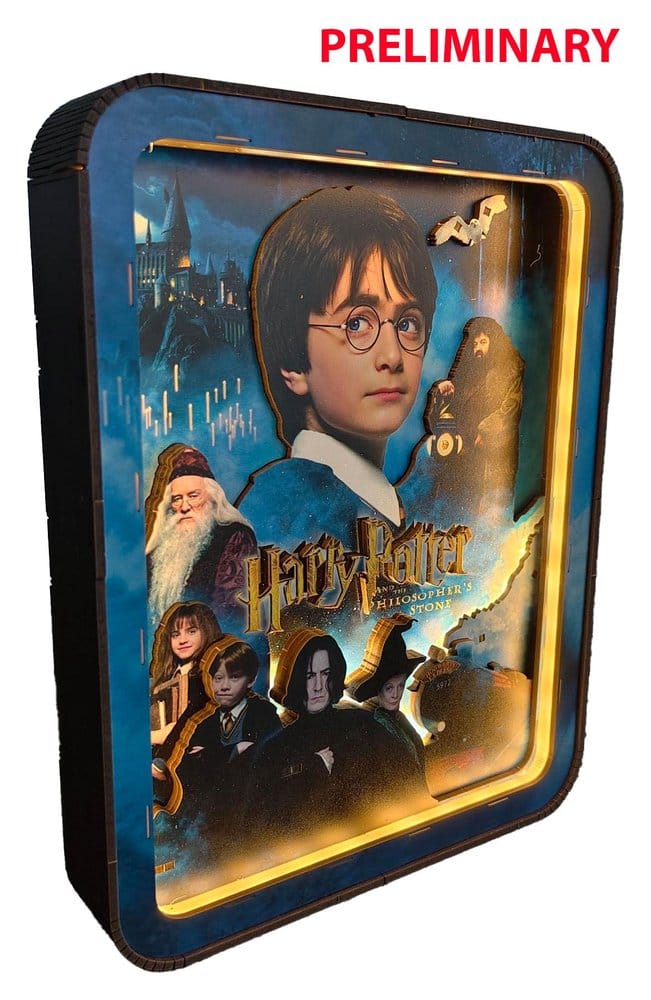 Harry Potter Tiny Adventures cadre mural Harry Potter à l'école des sorciers