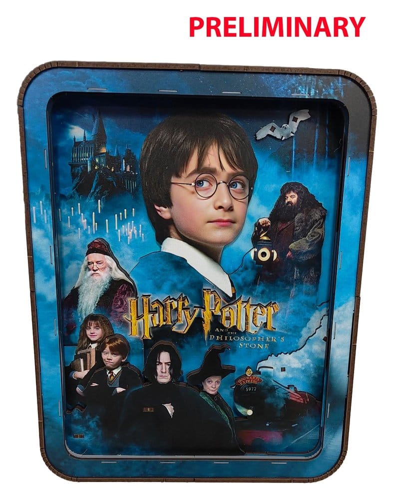 Harry Potter Tiny Adventures cadre mural Harry Potter à l'école des sorciers