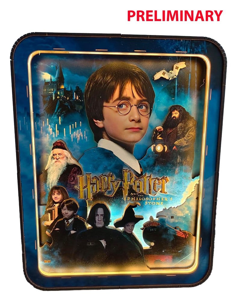Harry Potter Tiny Adventures cadre mural Harry Potter à l'école des sorciers
