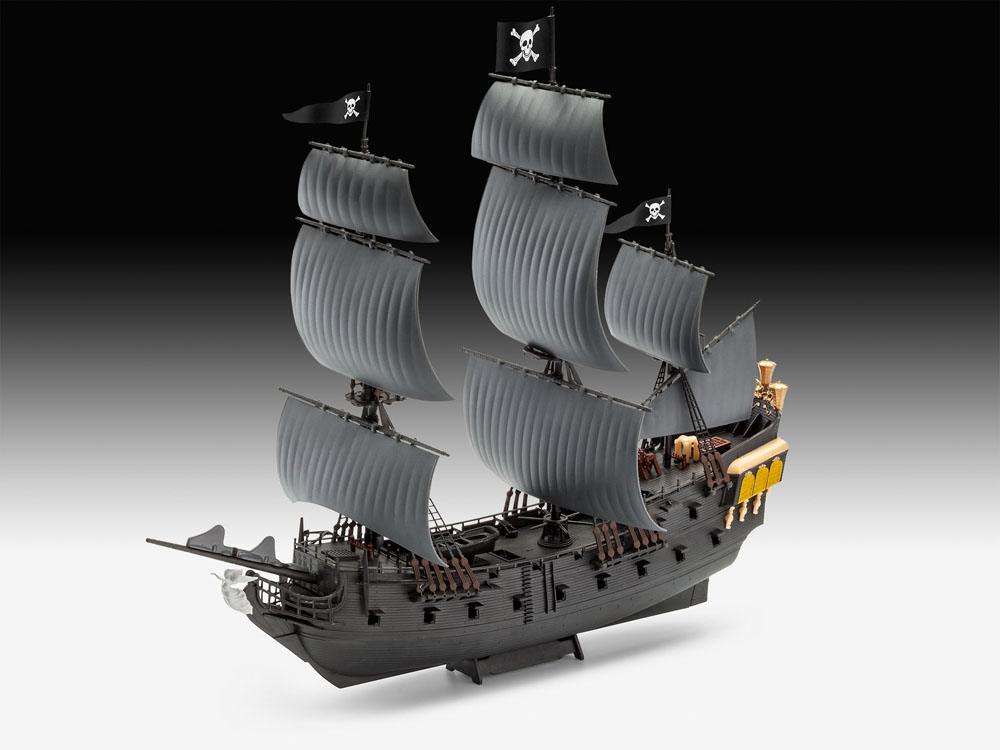Pirates des Caraïbes La Vengeance de Salazar maquette Easy-Click 1/150 Black Pearl 26 cm