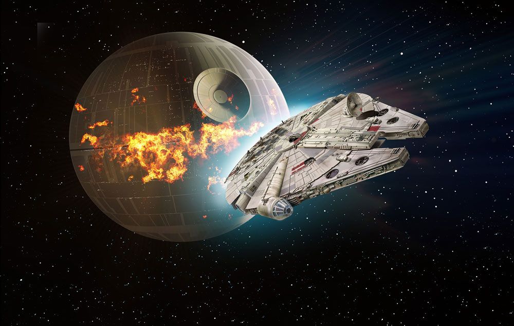 Star Wars maquette 1/72 Millennium Falcon 38 cm