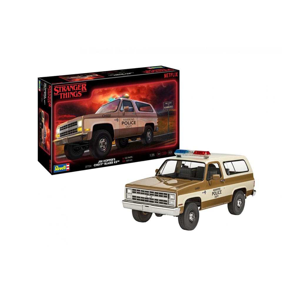 Stranger Things maquette 1/25 1985 Chevrolet K5 Blazer 19 cm