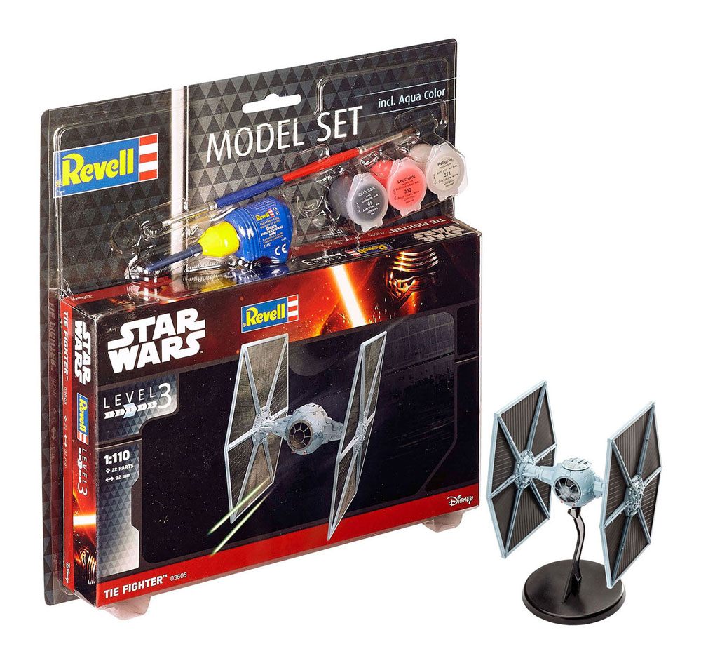 Star Wars maquette 1/110 Model Set TIE Fighter 9 cm