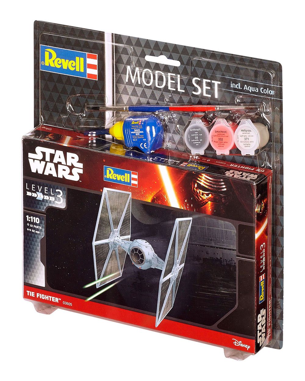Star Wars maquette 1/110 Model Set TIE Fighter 9 cm