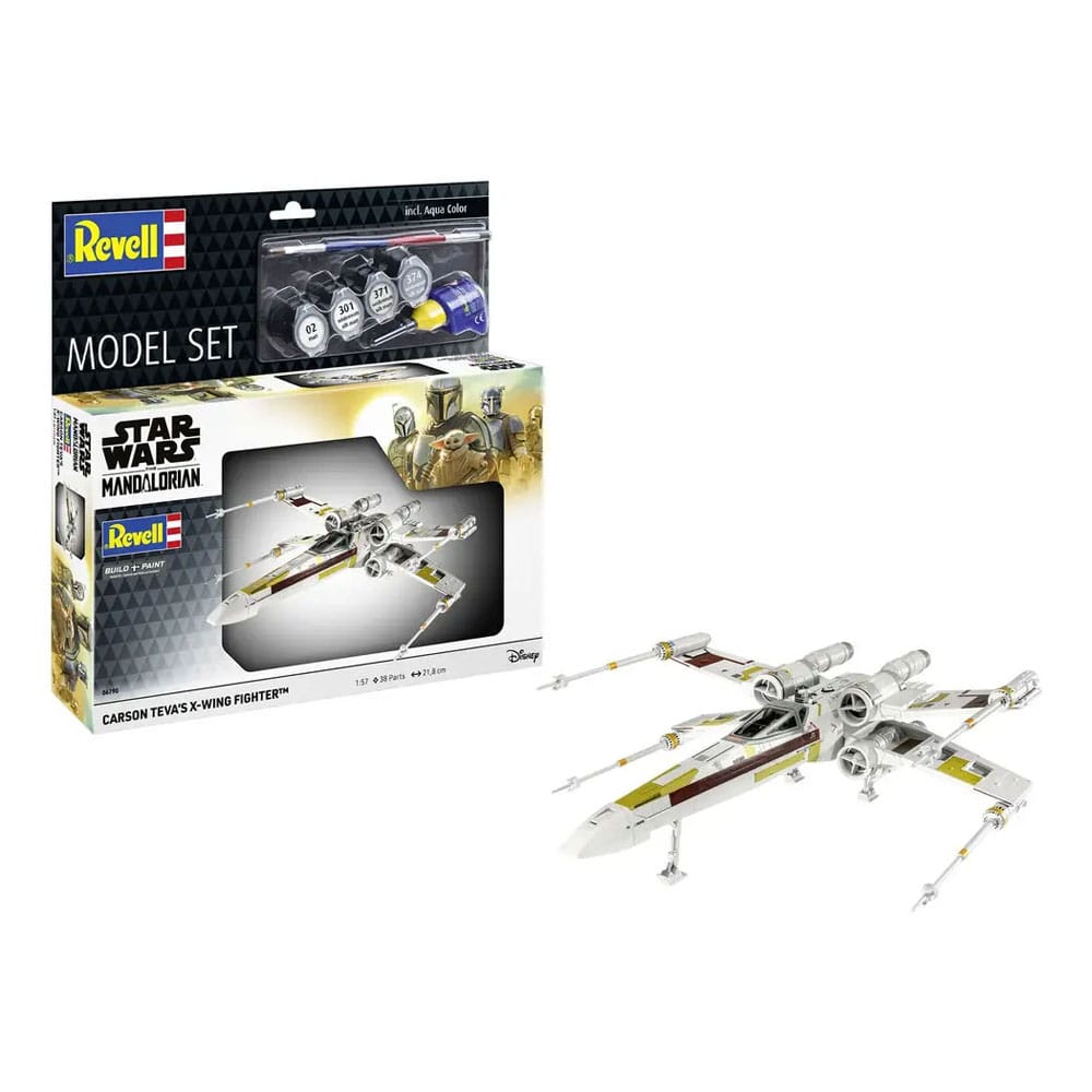 Star Wars Model Kit avec accessoires de base 1/57 Carson Teva's X-Wing Fighter 22 cm
