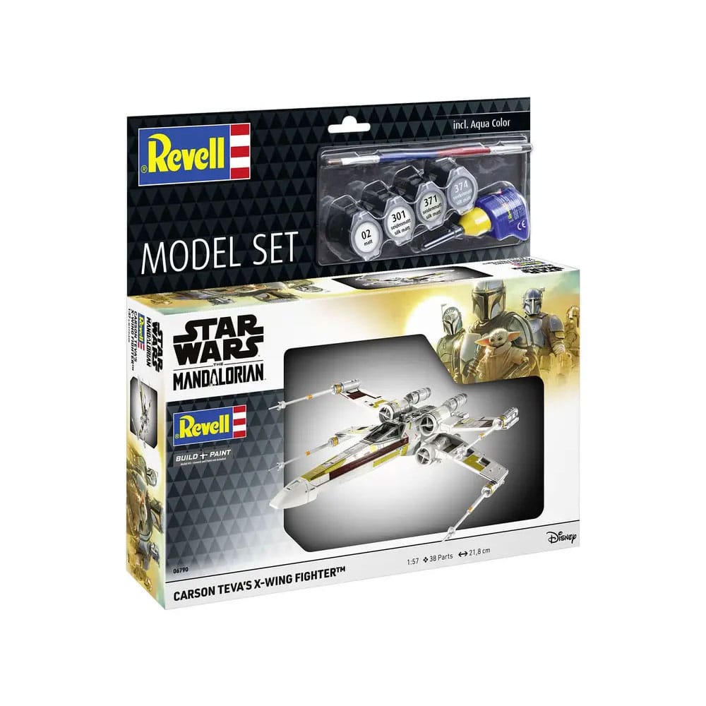 Star Wars Model Kit avec accessoires de base 1/57 Carson Teva's X-Wing Fighter 22 cm