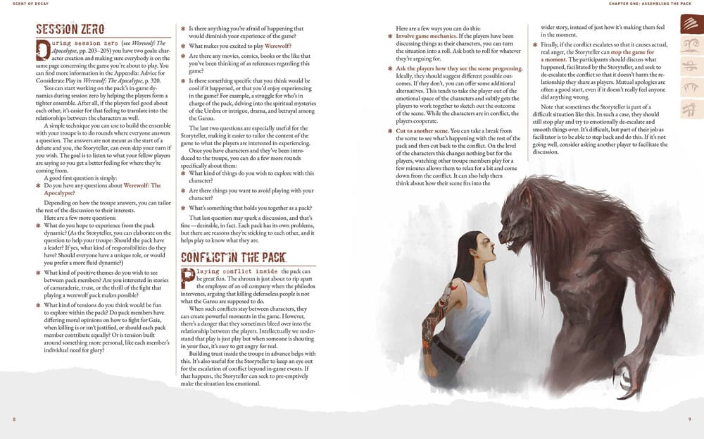 Werewolf: The Apocalypse 5th Edition RPG livre Scent of Decay Chronicle *ANGLAIS*
